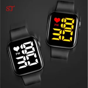 LED Digital M16 Watch | Square Display Watch
