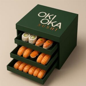 Read more about the article Custom Printed Sushi Boxes: Branded Packaging for Fresh Sushi