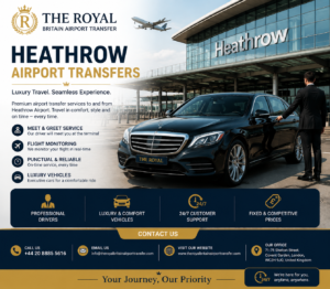 Read more about the article Heathrow Airport Transfer Service – Fixed Prices, 24/7 Travel