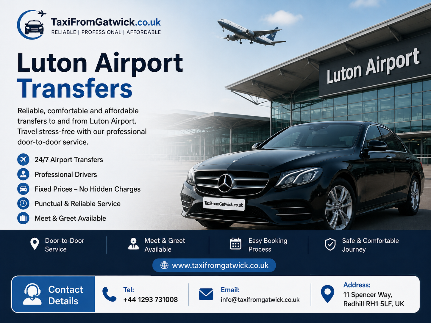 You are currently viewing Luton Airport Transfers – Fixed Price, 24/7 Reliable Airport Taxi Service