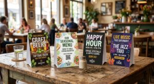 Read more about the article Custom Table Tents: Easy Marketing Guide
