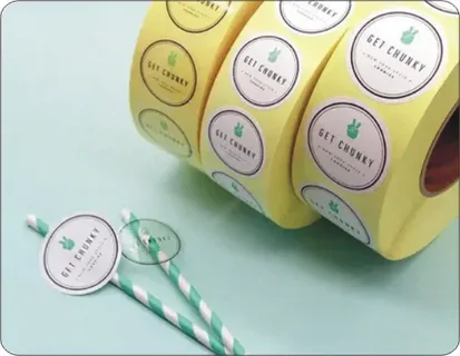 Custom Oval Roll Labels