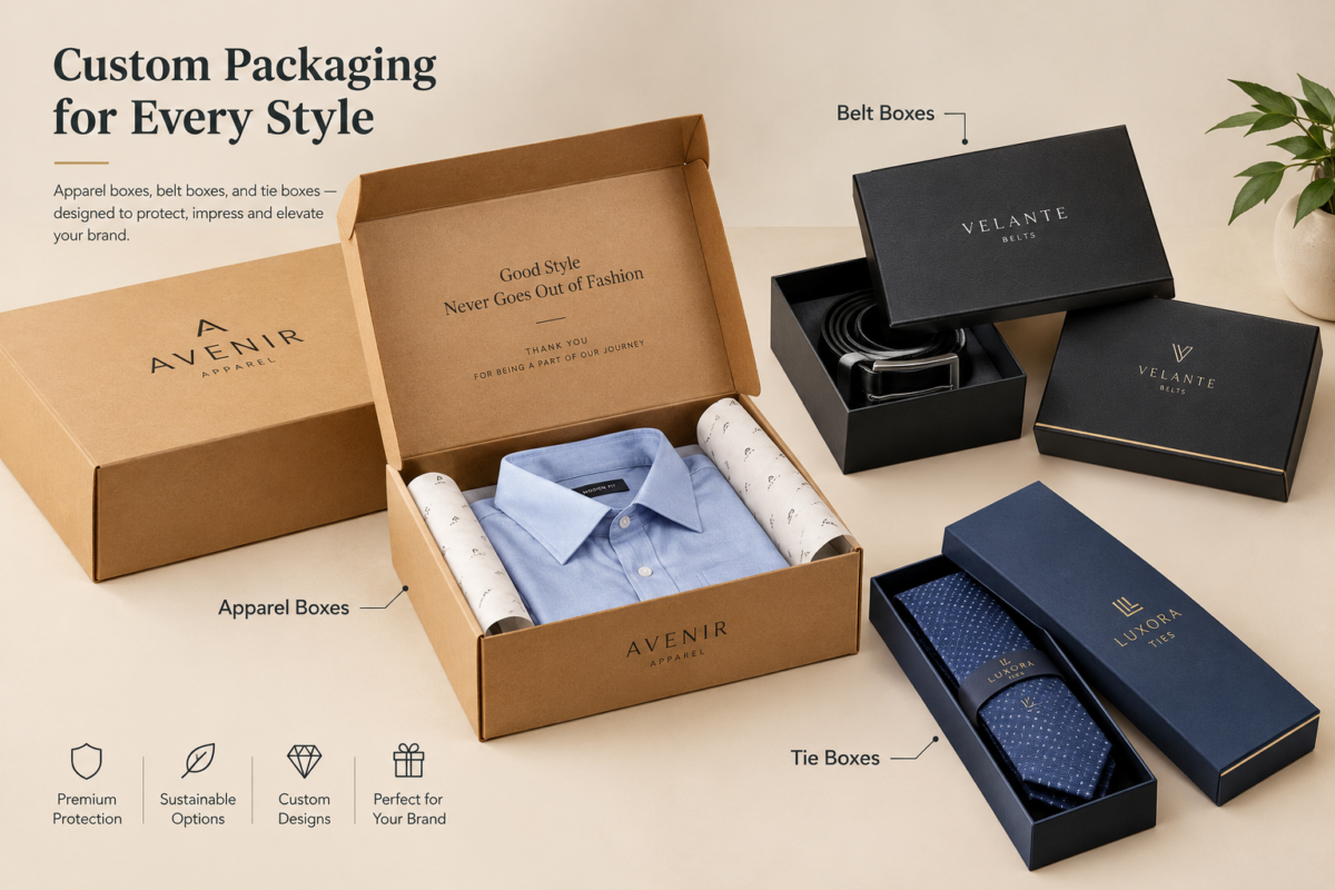 Custom Apparel Boxes Canada
