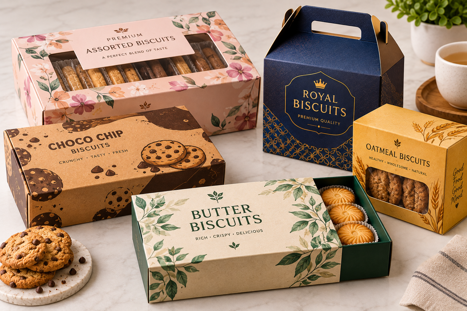 Custom Biscuit box