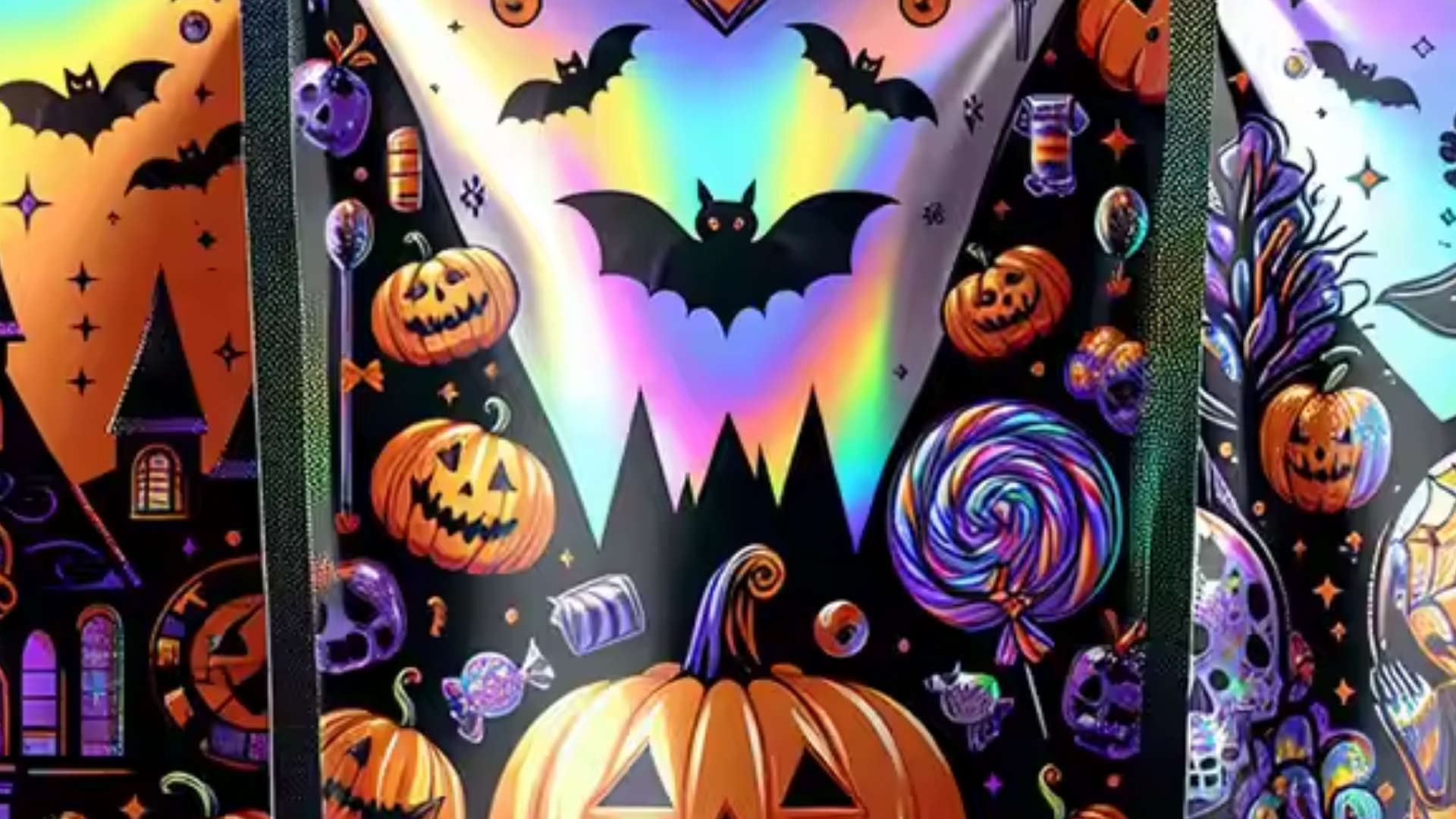 custom Halloween mylar bags