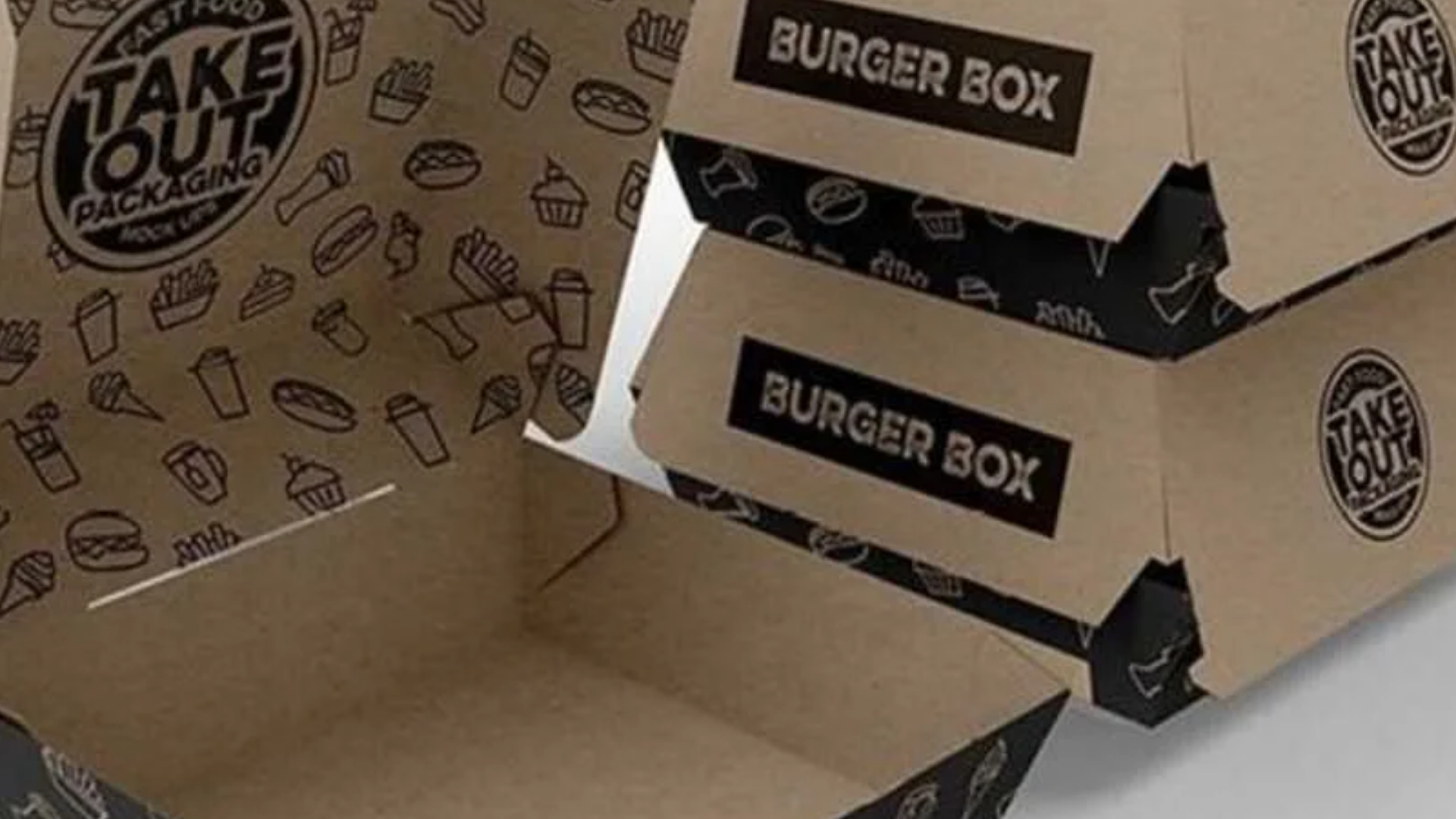 custom cardboard burger boxes
