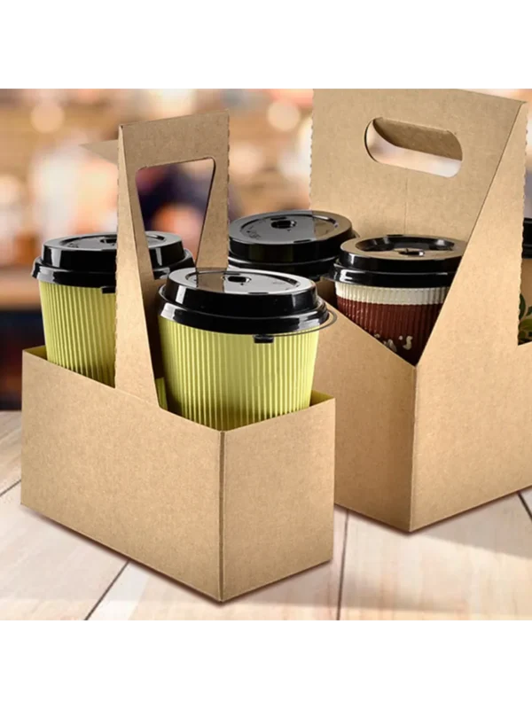 Paper Cup Carrier with Handle